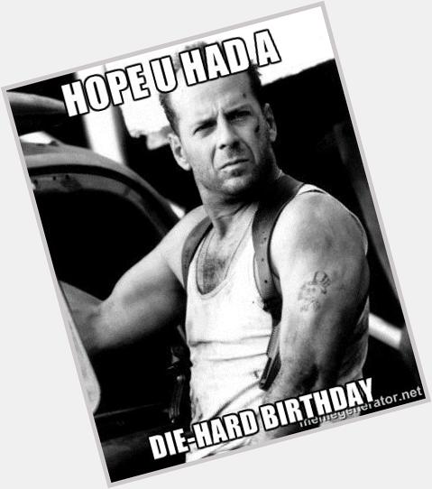 Happy Birthday,Bruce Willis!Famous actor turns 60 today.Check this list for his best movies: 