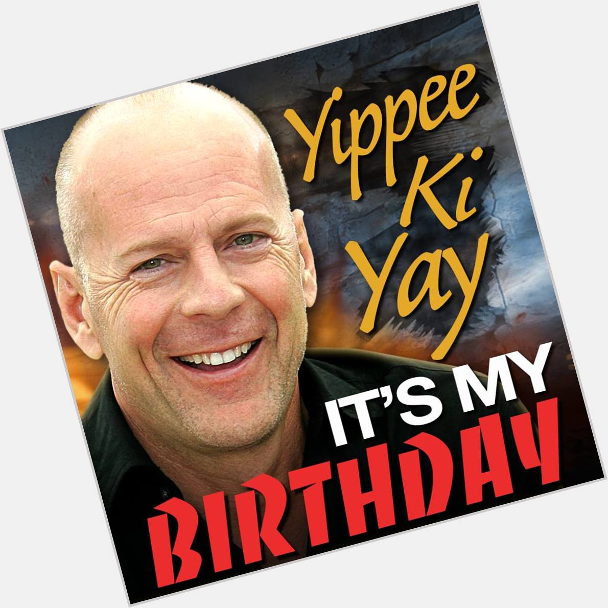 Happy 63rd birthday to actor Bruce Willis!  