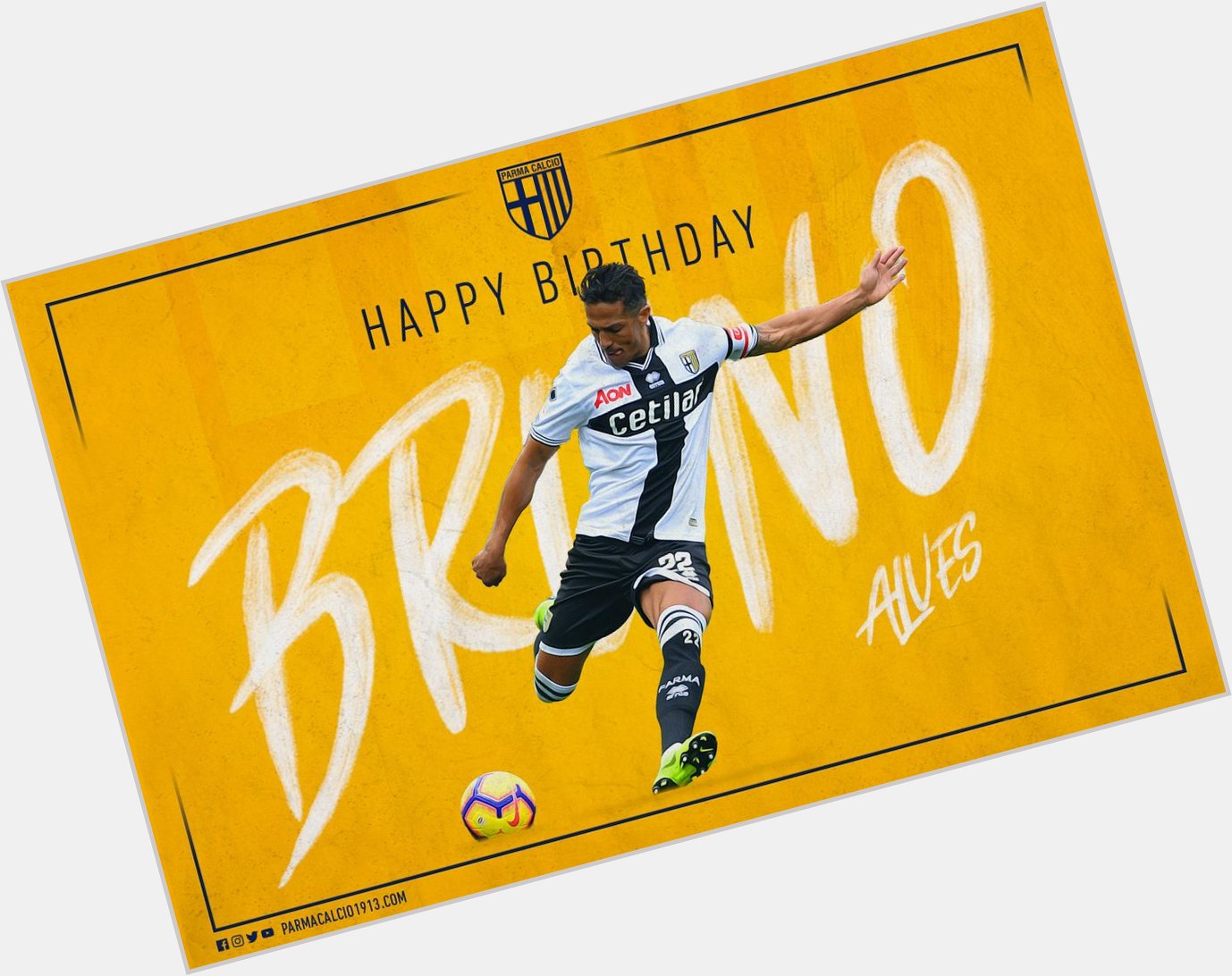 Happy Birthday Capitano!   Bruno turns 37 today!    
