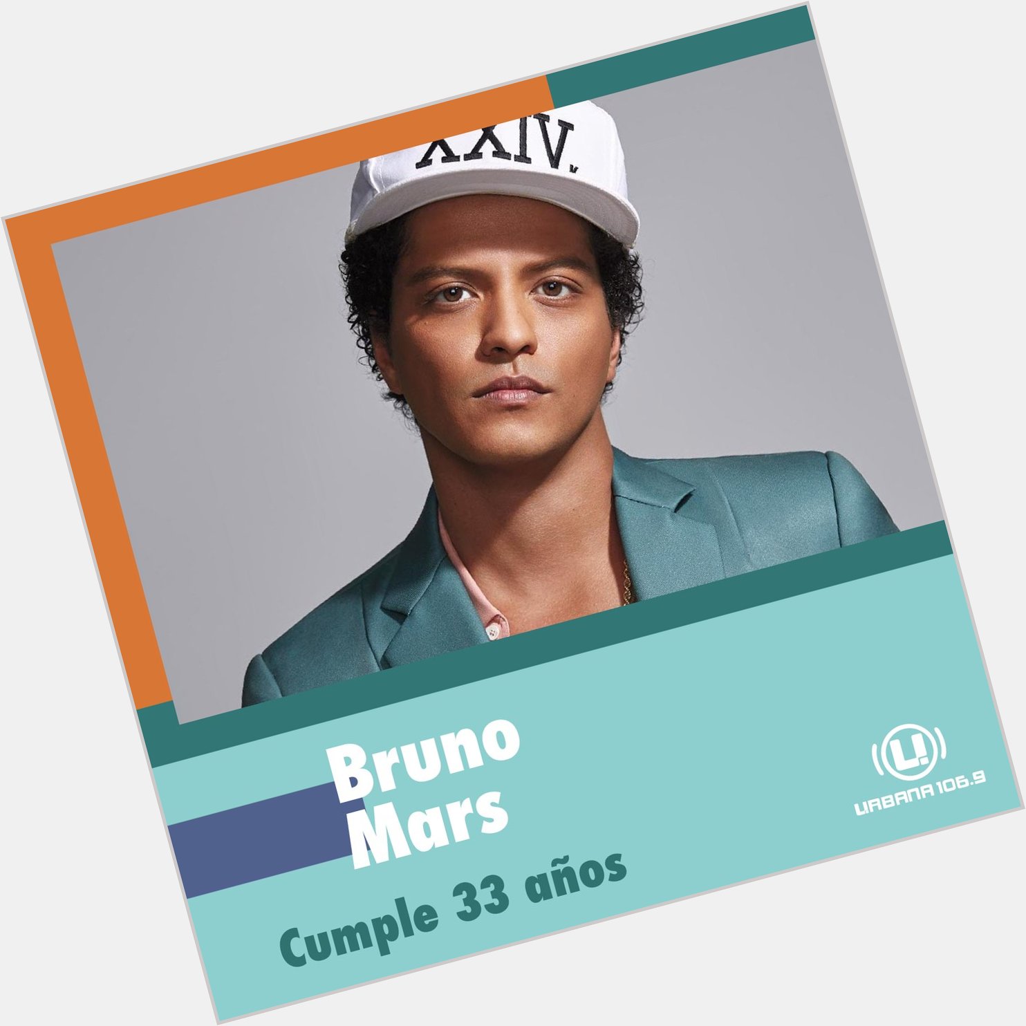 Hoy cumple 33 años uno de nuestros artistas favoritos ¡Happy Birthday, Bruno Mars!   