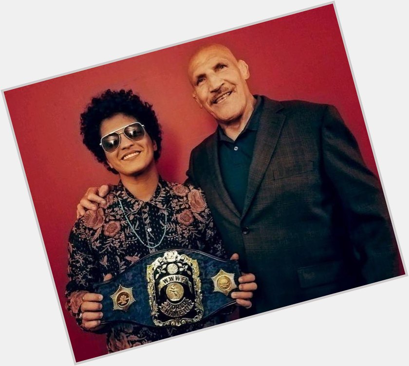 Bruno meets Bruno: throwback with the wrestling legend Bruno Sammartino. Happy birthday See you soon! 