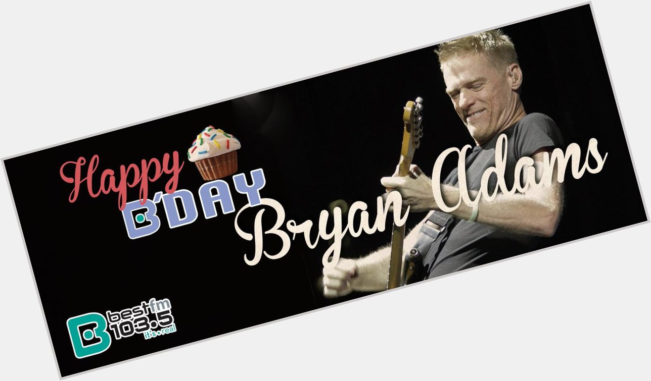  Hoy 5 de noviembre el canadiense BRYAN ADAMS official cumple 55 años de edad. ¡Happy birthday Bryan! 