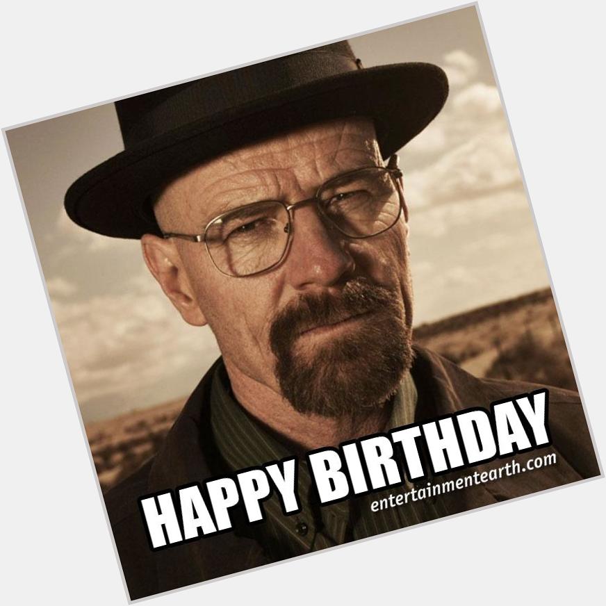 Happy 59th Birthday to Bryan Cranston of Breaking Bad ! Shop Collectibles:  