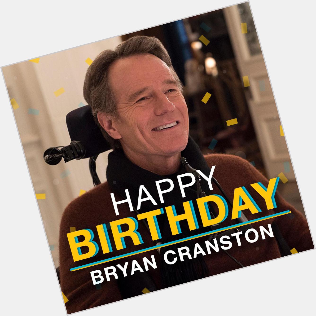 Happy birthday to very own Bryan Cranston! 