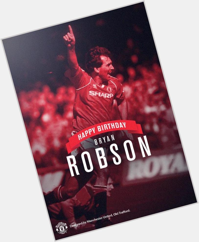Happy 58th birthday to Legend Manchester United, Bryan Robson. 