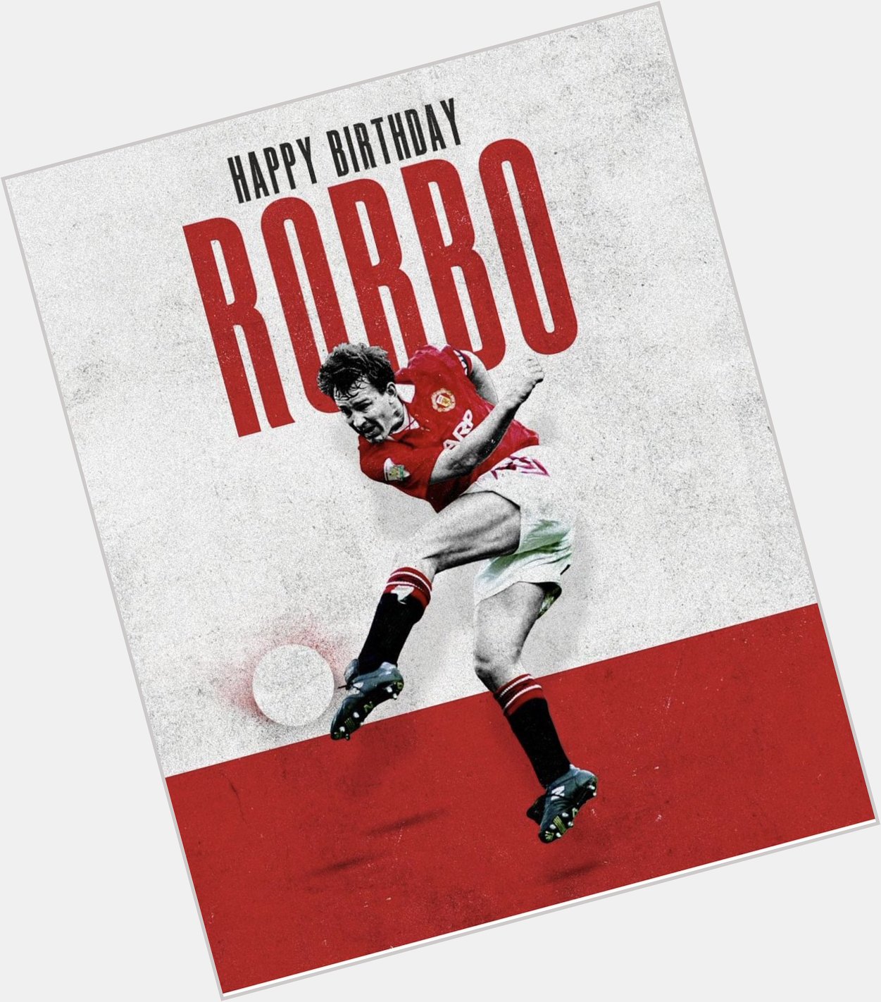 Manchester United .....
Wishing a very happy 65th birthday to the one and only Bryan Robson! 