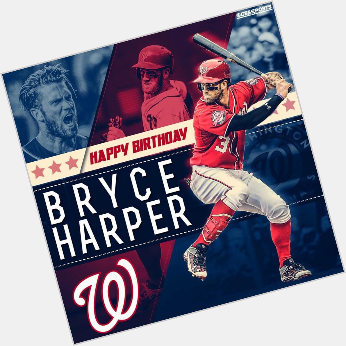 Happy 23rd Birthday, Bryce Harper!!  
