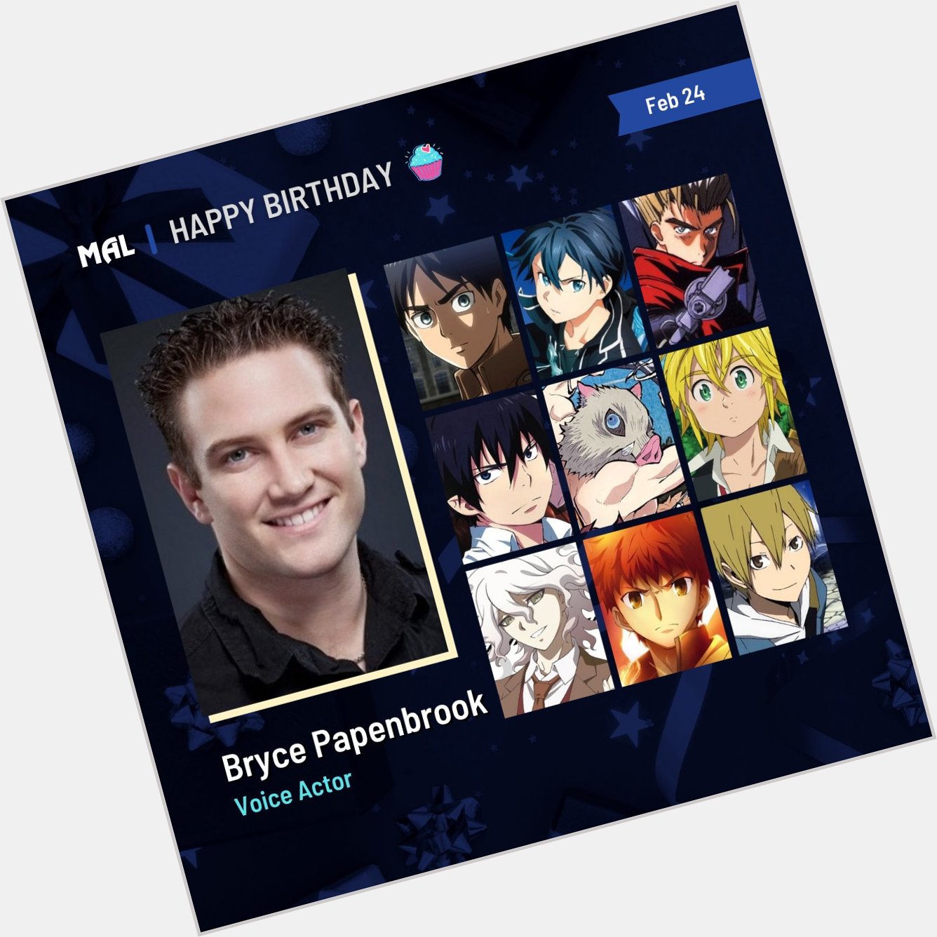 Happy birthday to Bryce Papenbrook! Full profile:  