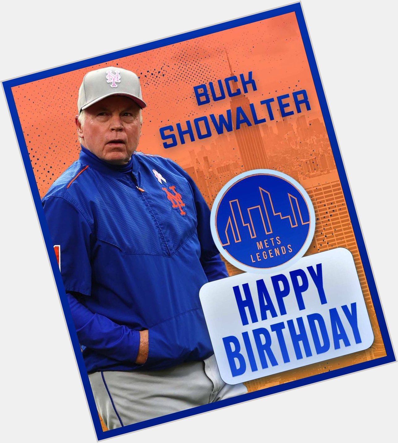 Happy Birthday, Skip!  manager Buck Showalter turns 66-years-old today! 
