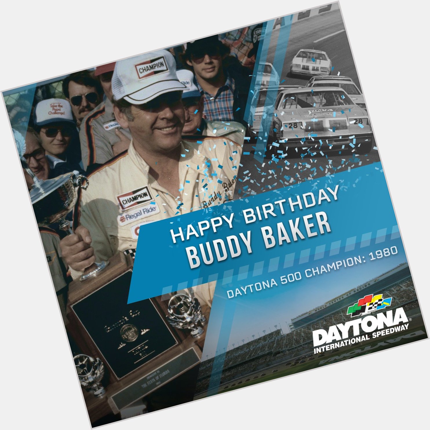 Happy Birthday to the 1980 Champion, the late Buddy Baker. 