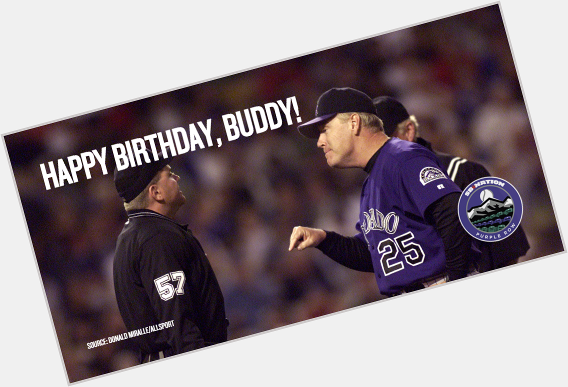 Happy 64th birthday to former Manager Buddy Bell!  