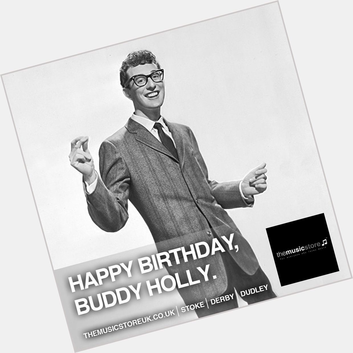 Buddy Holly would have been 81 Years Old Today. Happy Birthday, Buddy. 