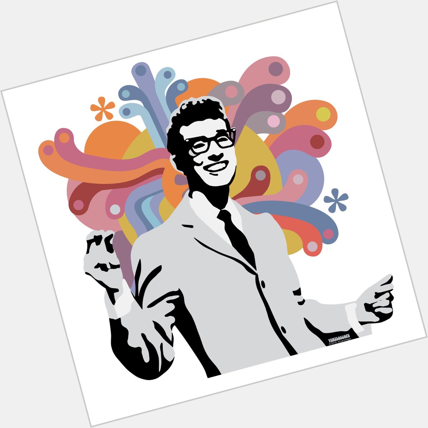 We re still raving on to that crazy feeling! Happy birthday, Buddy Holly!  : 