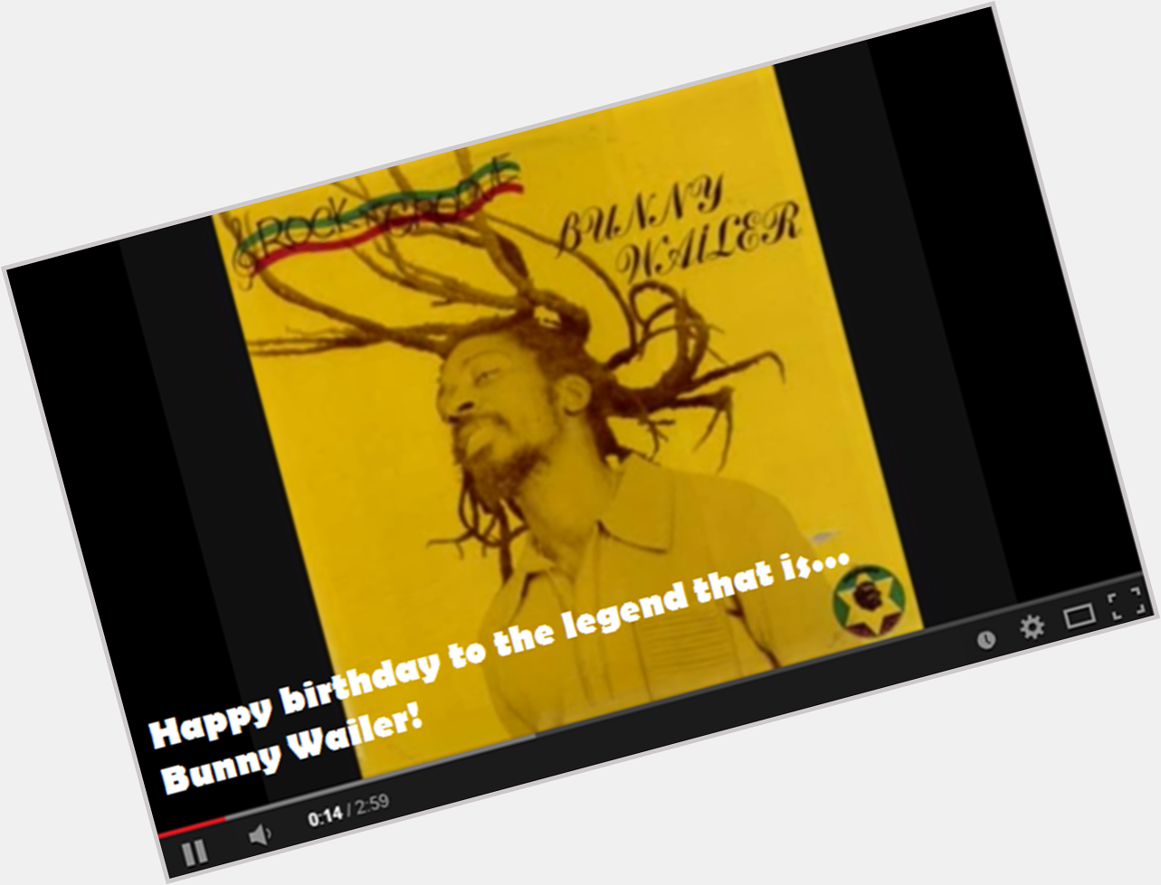 Happy birthday to the legend that is Bunny Wailer!  