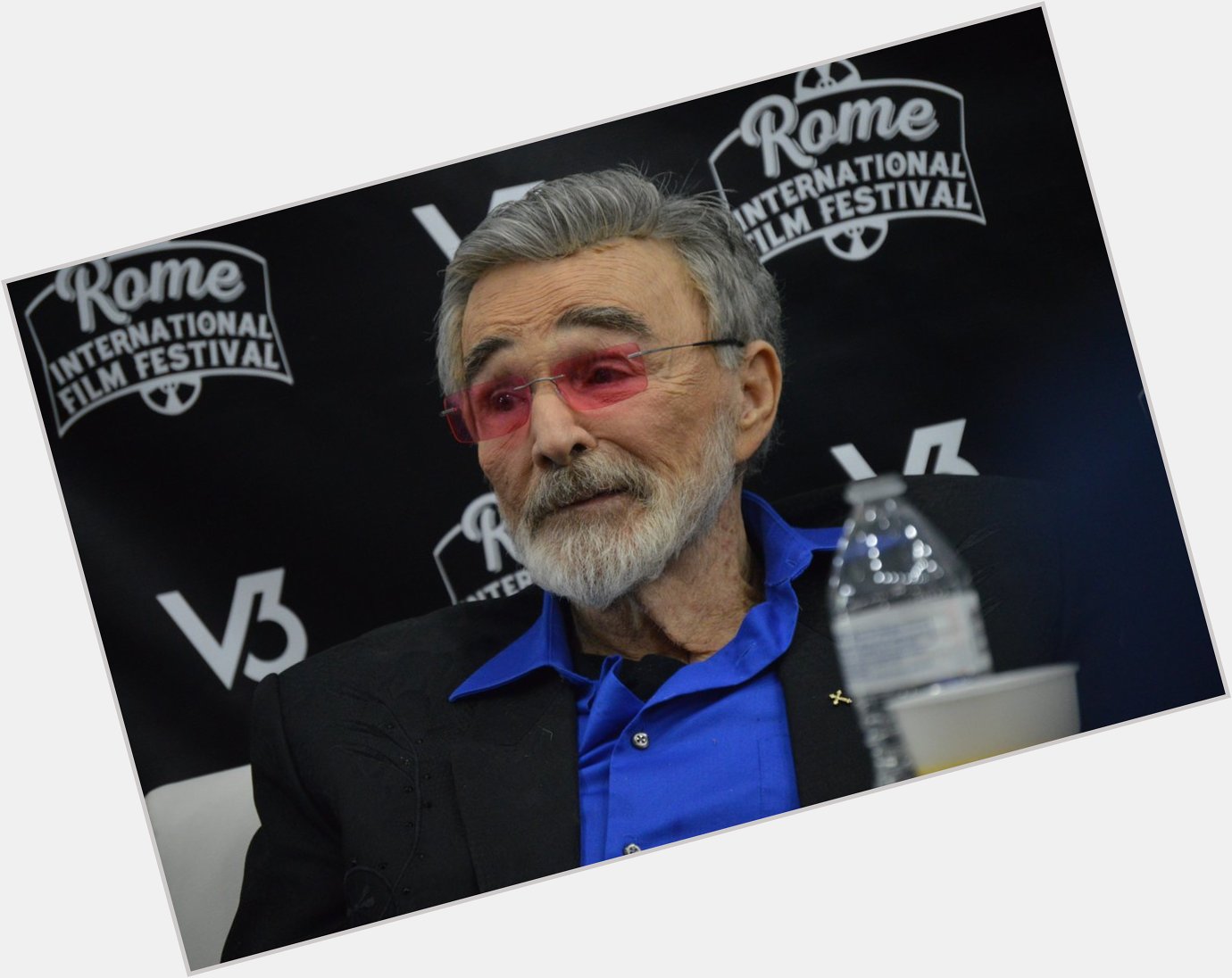 Happy Birthday to Burt Reynolds! We fondly remember his visit to Rome during the last year! 