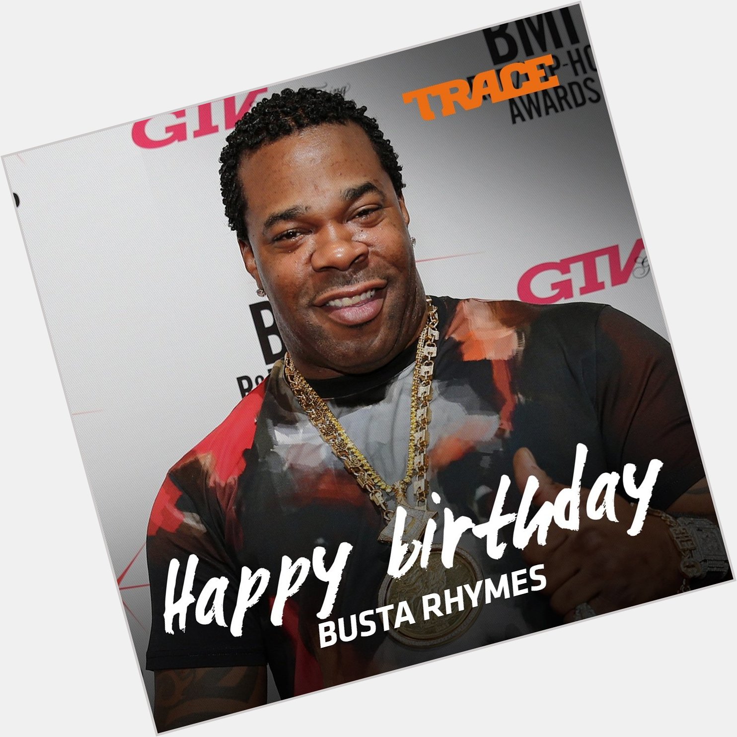 Busta Rhymes! No one can keep up with your rhymes. Happy Birthday from the team! 