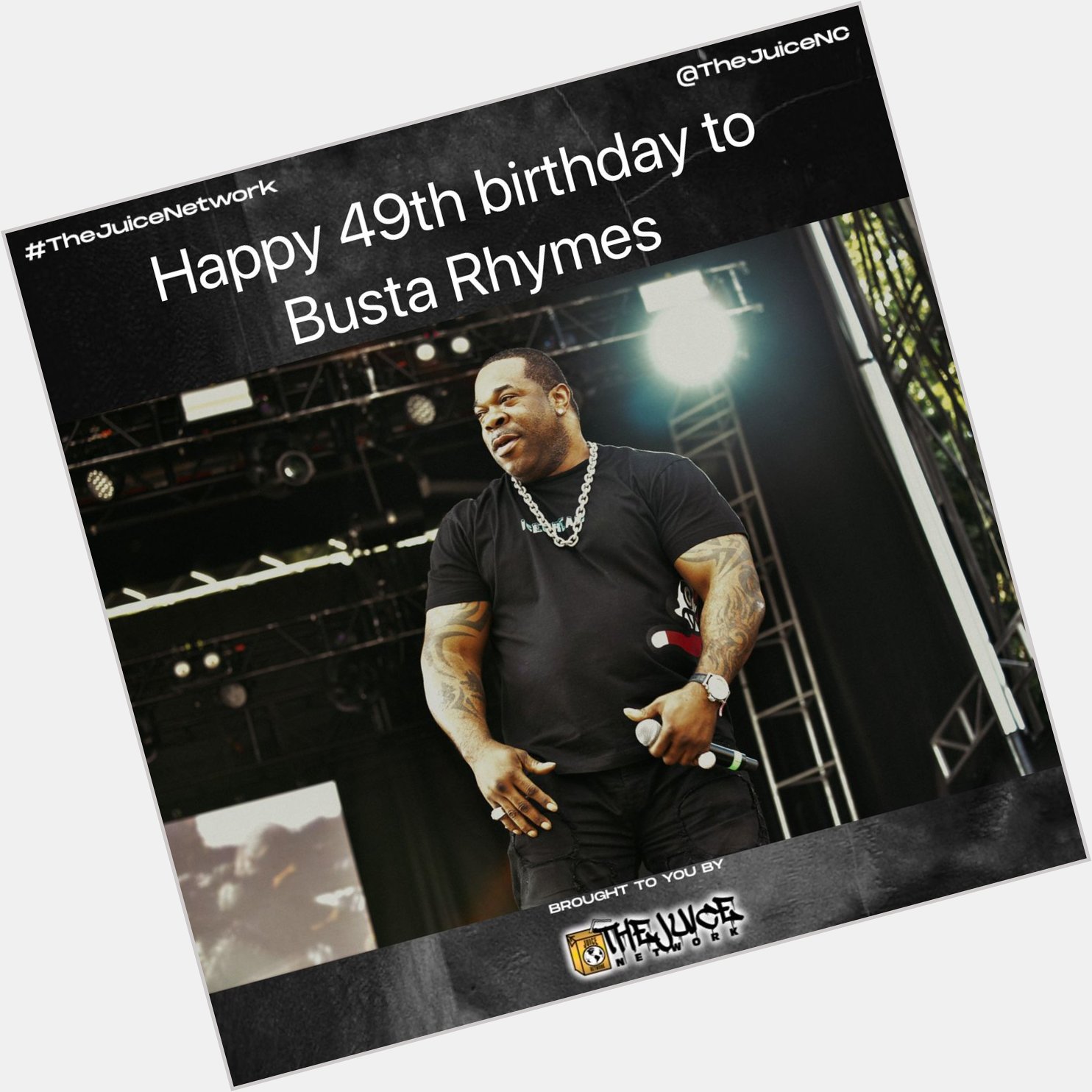 Happy 49th birthday to Busta Rhymes!    