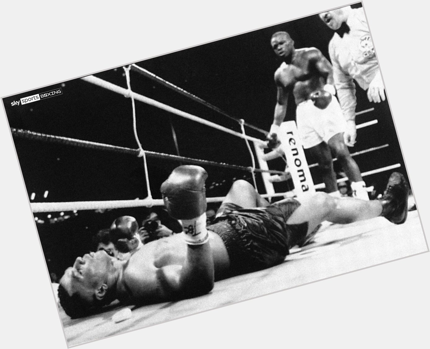 Happy birthday to James \Buster\ Douglas The first man to KO Mike Tyson. 