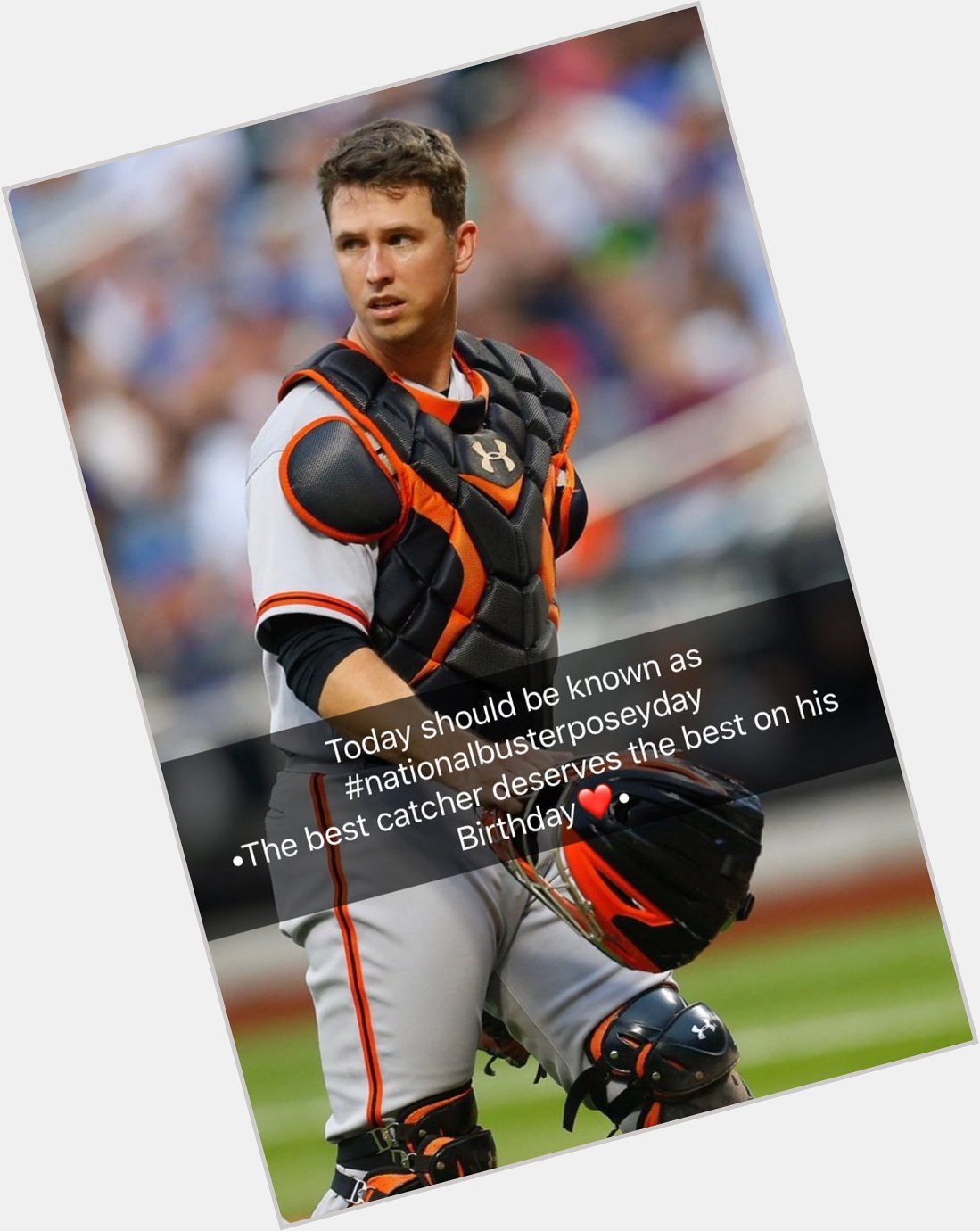 Happy Birthday Buster Posey     