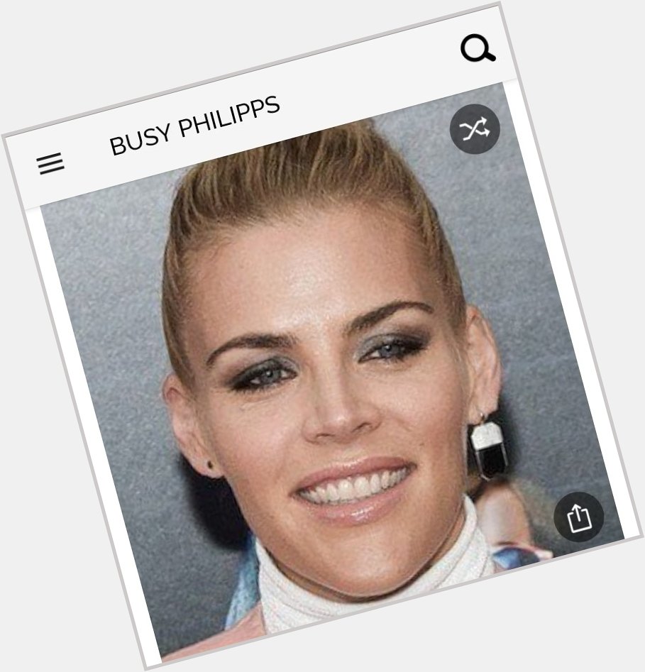 Happy birthday to this great actress.  Happy birthday to Busy Philipps 