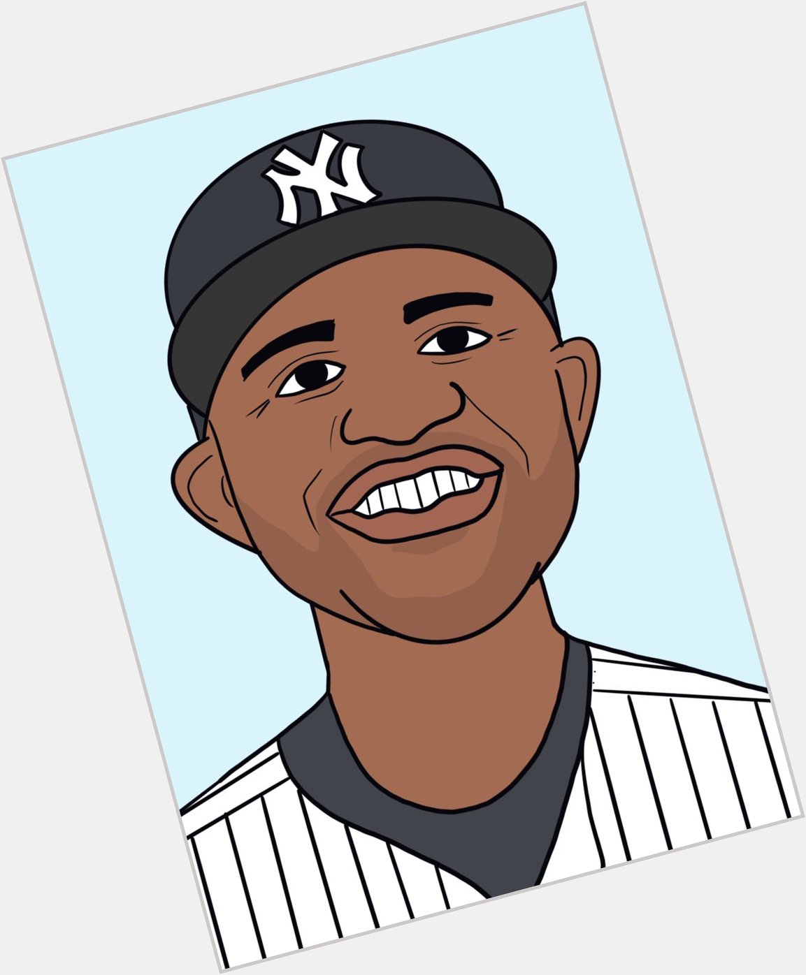 Last birthday shout out of the day comes with a new quick drawing. Happy Birthday to CC Sabathia! 