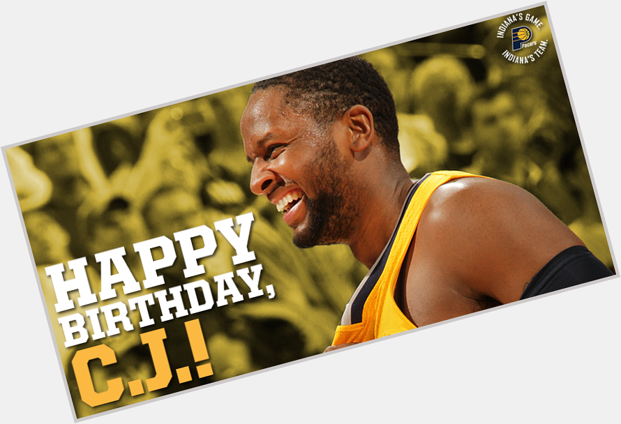 CJ Miles também comemora aniversário hoje, faz 28 anos.

Happy Birthday from brazilian fans, 