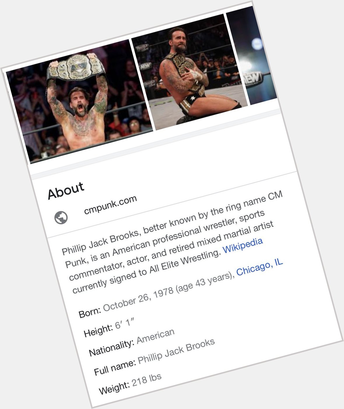 CM Punk s birthday is next month.

Does AEW wish him Happy Birthday on social media? 