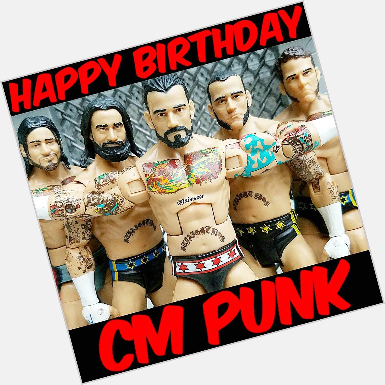 Happy Birthday to my favorite Wrestler of all time, CM PUNK!   