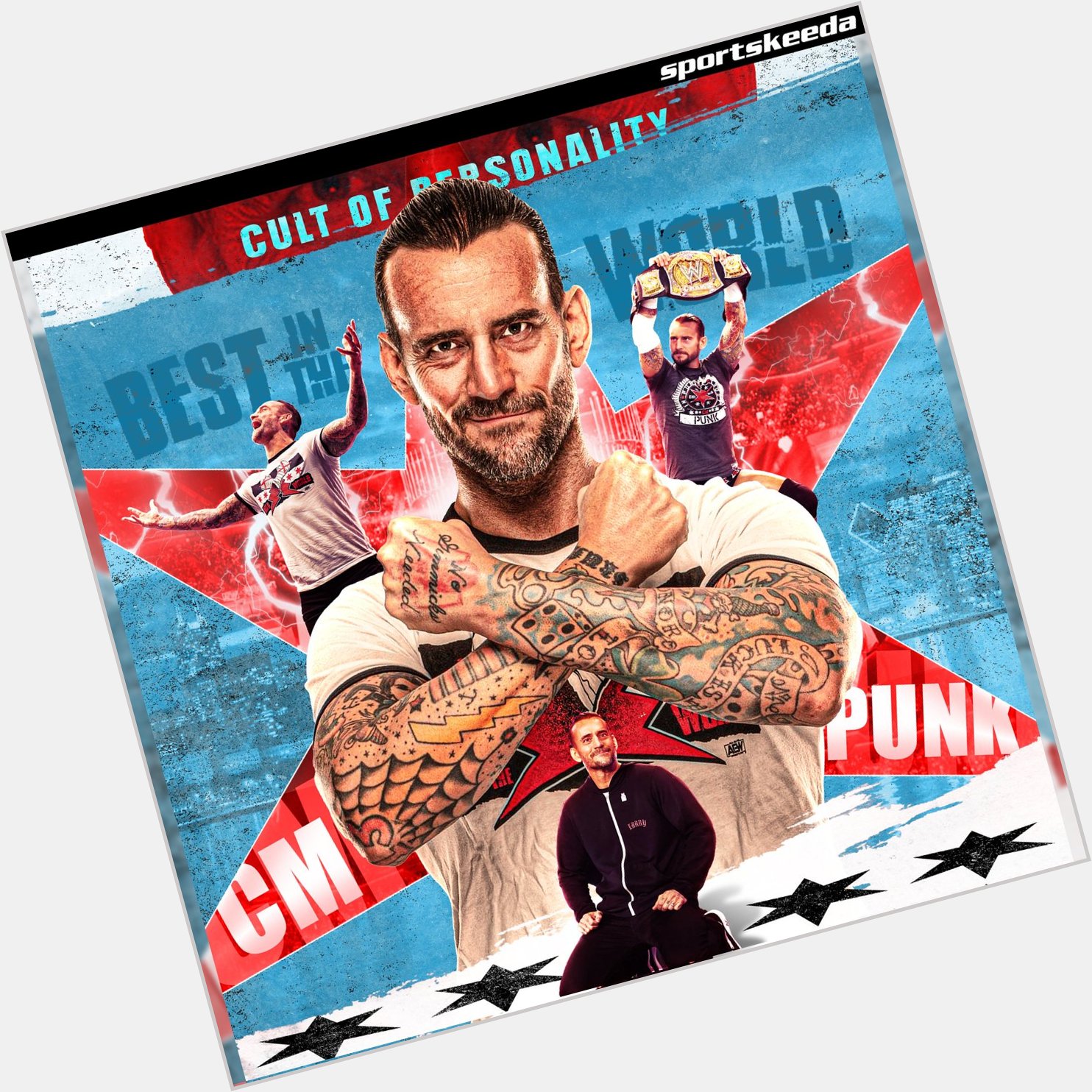 Sportskeeda Wrestling wishes the \"Best in the World\" CM Punk a very Happy Birthday! 