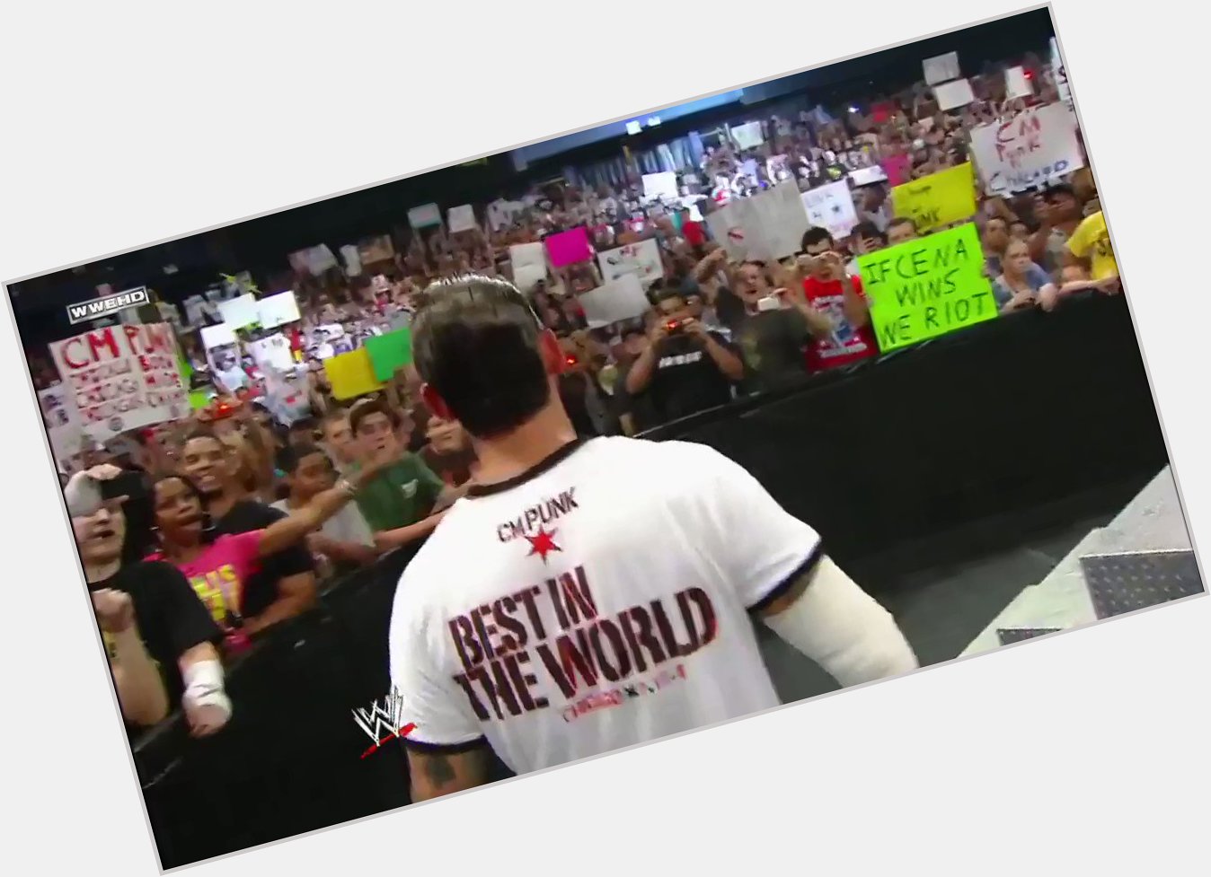 One of best entrance in wwe history , happy birthday CM PUNK , I missed this guy 