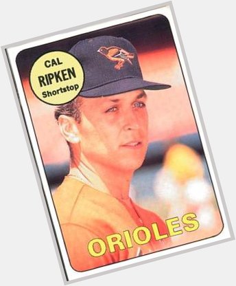 Cal Ripken in the classic Orioles hats Happy Birthday to the Iron Man!   