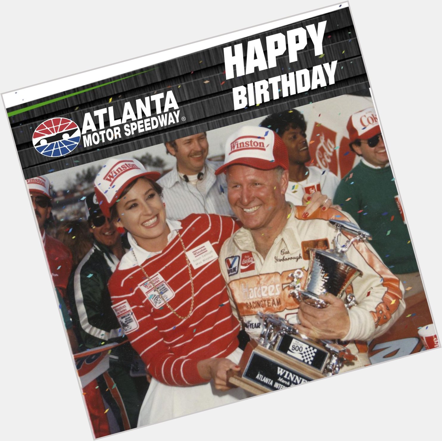 Here\s to a legend celebrating his birthday today! Happy birthday wishes to Cale Yarborough! 