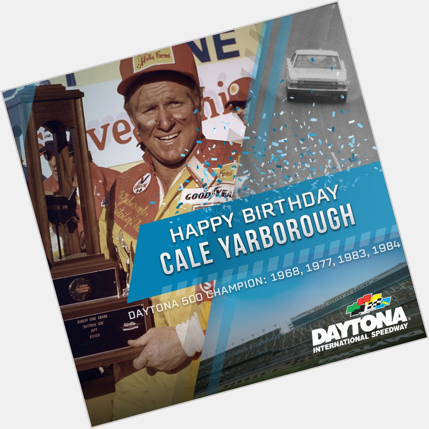 Happy Birthday to racing legend and 4X Champion Cale Yarborough! 