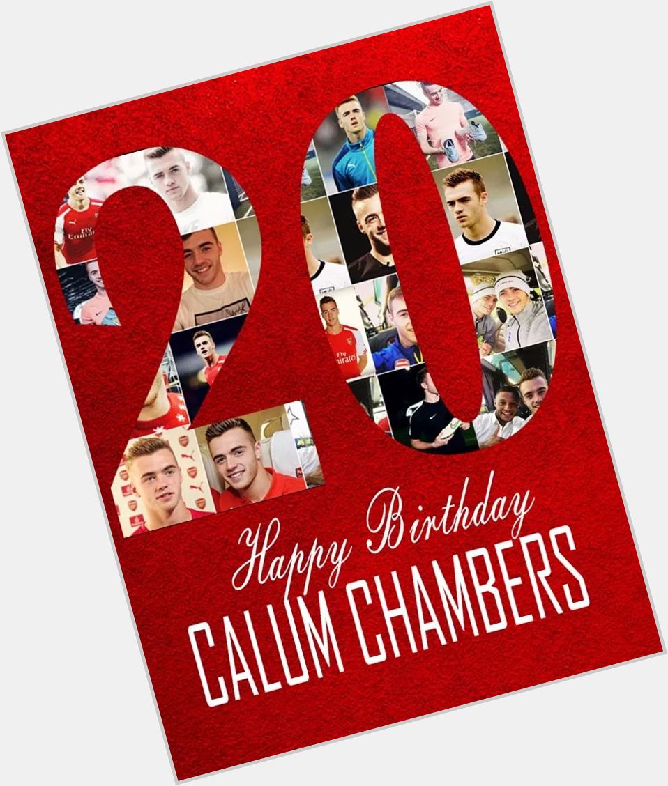 Happy Birthday to Calum Chambers. 20 years old today! 