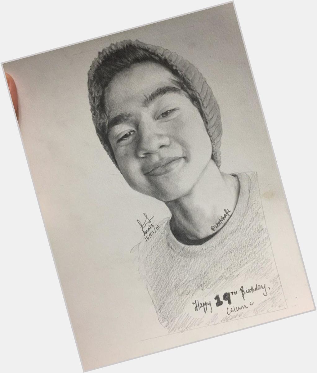 Happy 19th birthday calum hood!
i hope you see this drawing i did for you :D
i love you   love, anais 