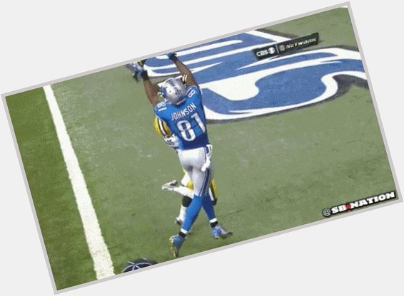 Happy Bday to Calvin Johnson. Favorite football player of all time 