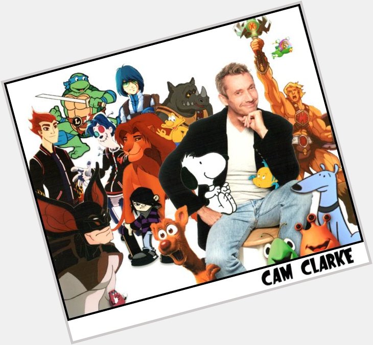 Happy 61st Birthday to voice actor and singer, Cam Clarke! 