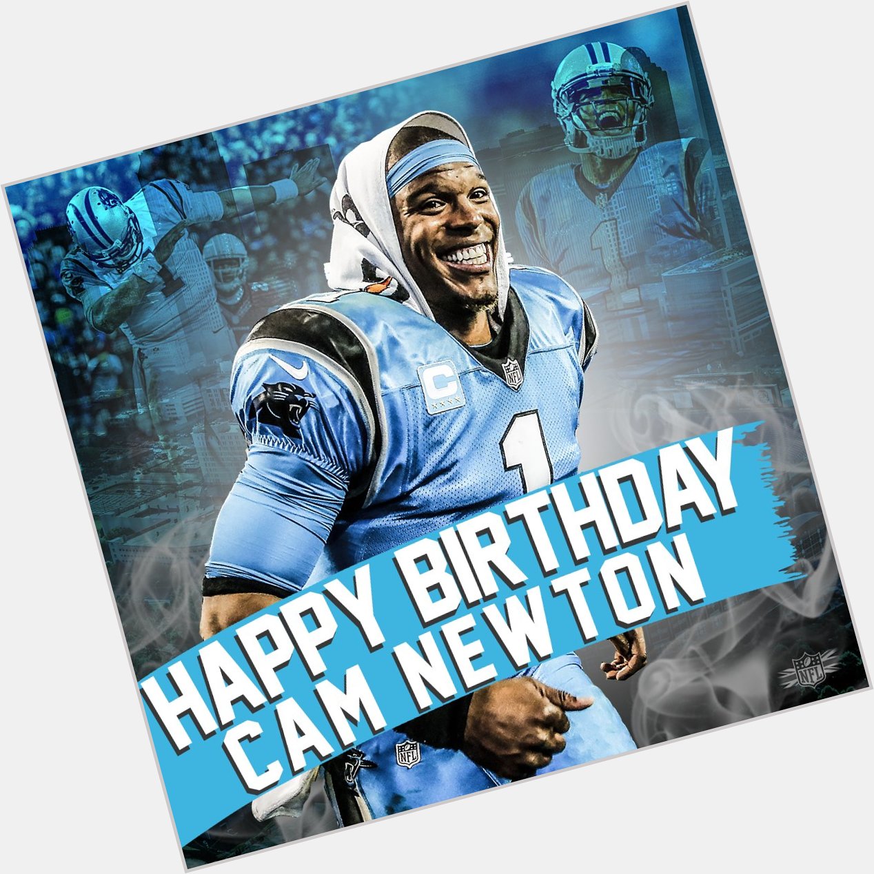Happy Birthday, quarterback, Cam Newton - 28 today! 