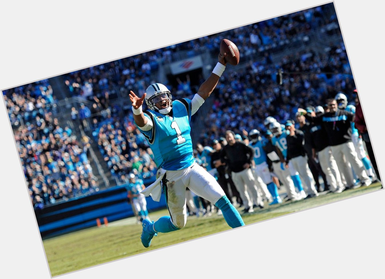 Happy 31st Birthday Cam Newton! He has the most rushing touchdowns all-time among quarterbacks with 58. 