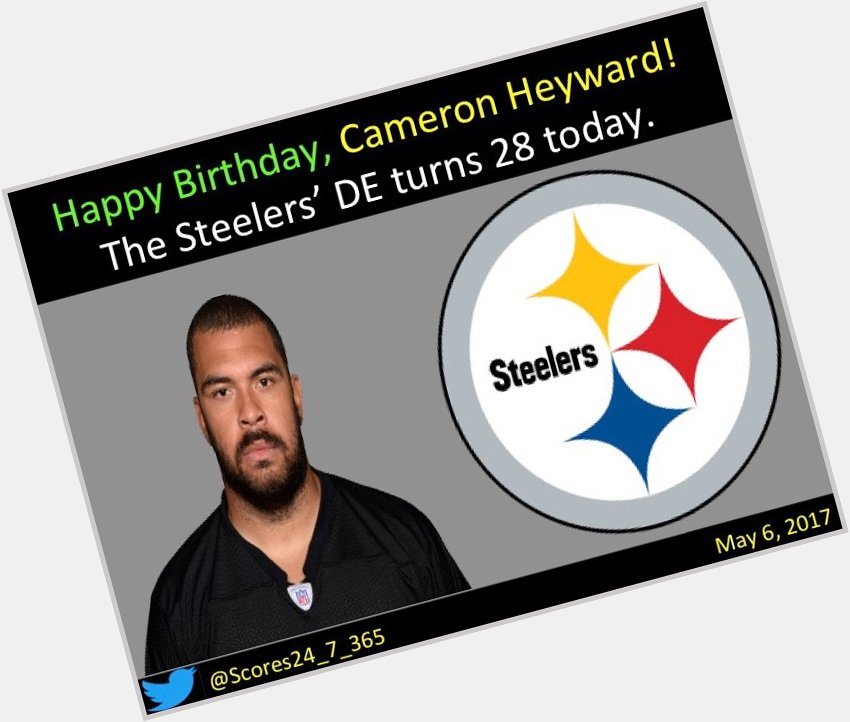  happy birthday Cameron Heyward! 