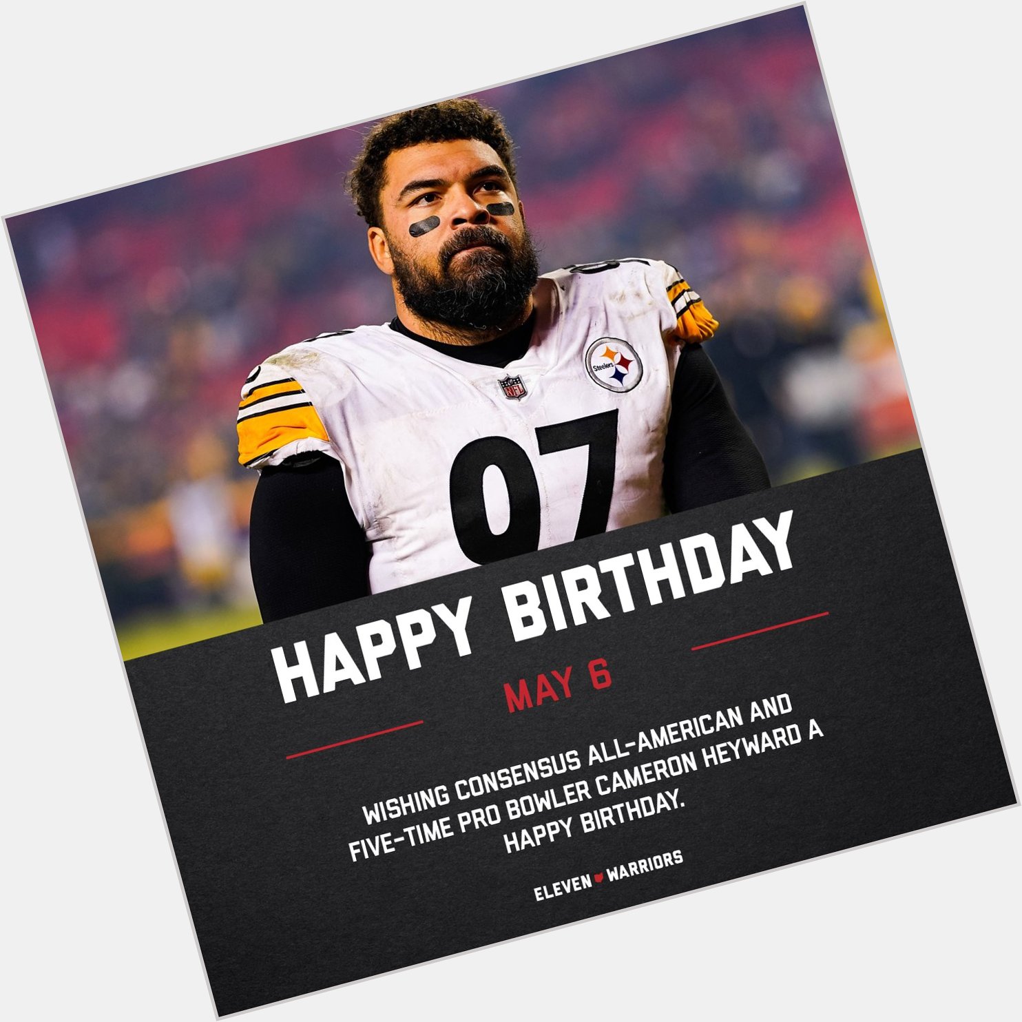 Wishing Cameron Heyward a happy birthday. 