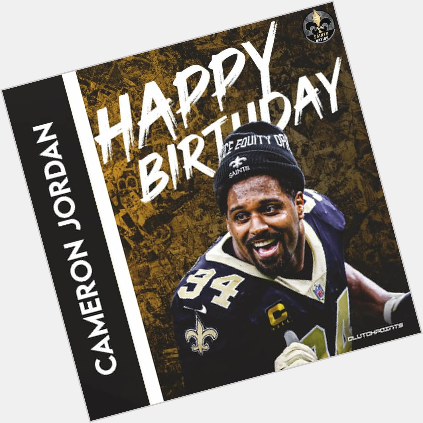 Saints Nation, let wish a very happy 33rd birthday to Cameron Jordan 