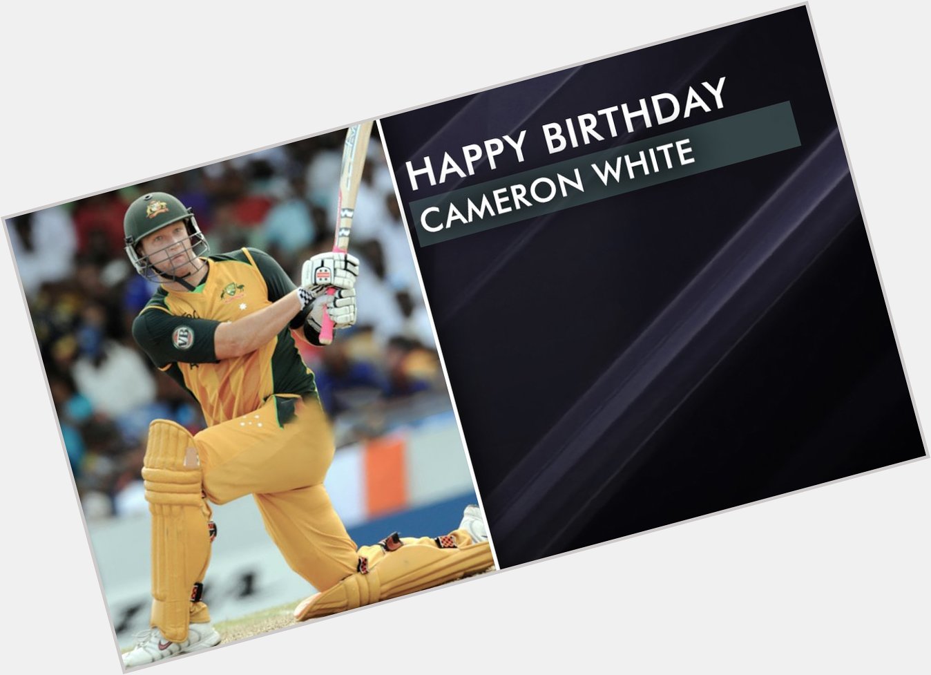 Happy Birthday!! Cameron White 