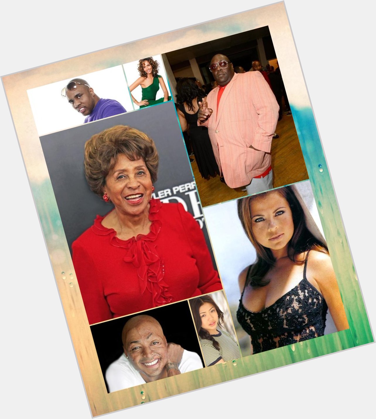 We wish Marla Gibbs 
Yasmine Bleeth
Camila Pitanga 
Faizon Love 
Brianne Tju 
Consequence & 
JR Martinez a happy bday 