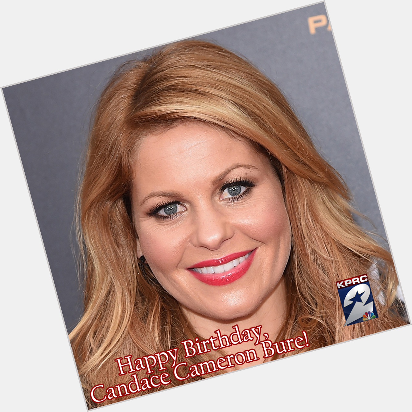 Happy Birthday, Candace Cameron Bure! The actress is 45 years old today. 