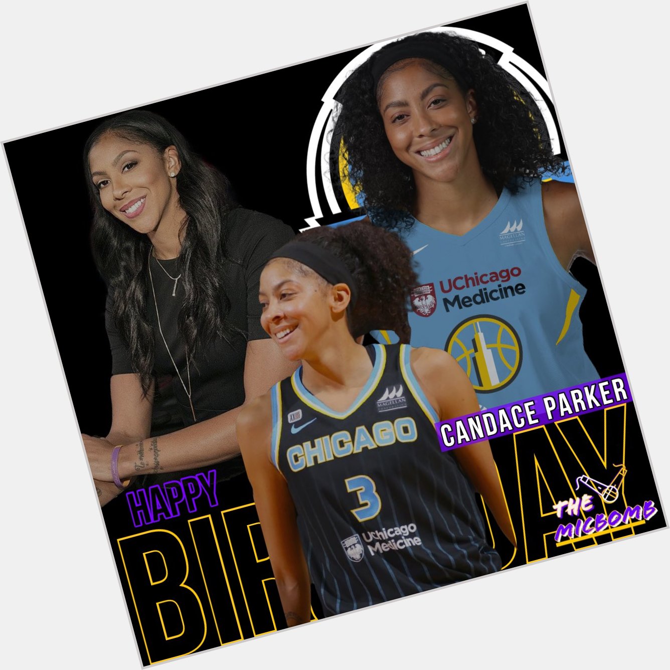Remessage to wish Chicago Sky s own a Happy Birthday 3  6  th Birthday! 