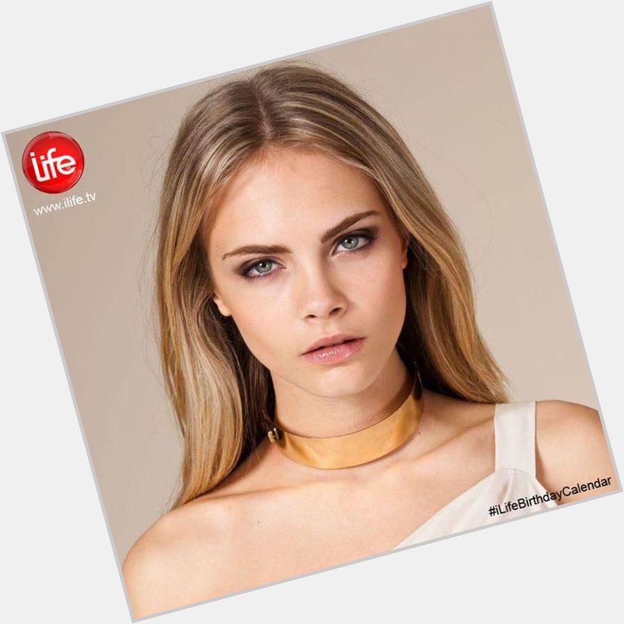 Happy birthday to model, actress & singer Cara Delevingne (23 years old).  