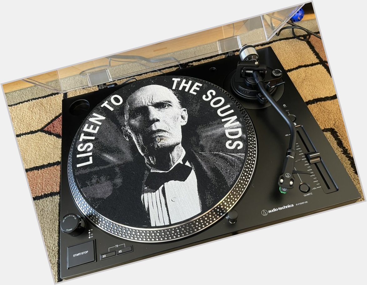 Happy Birthday to Carel Struycken from my new turntable! 