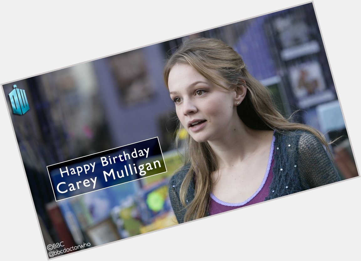 And happy birthday to Carey Mulligan, the inquisitive Sally Sparrow in Blink!  