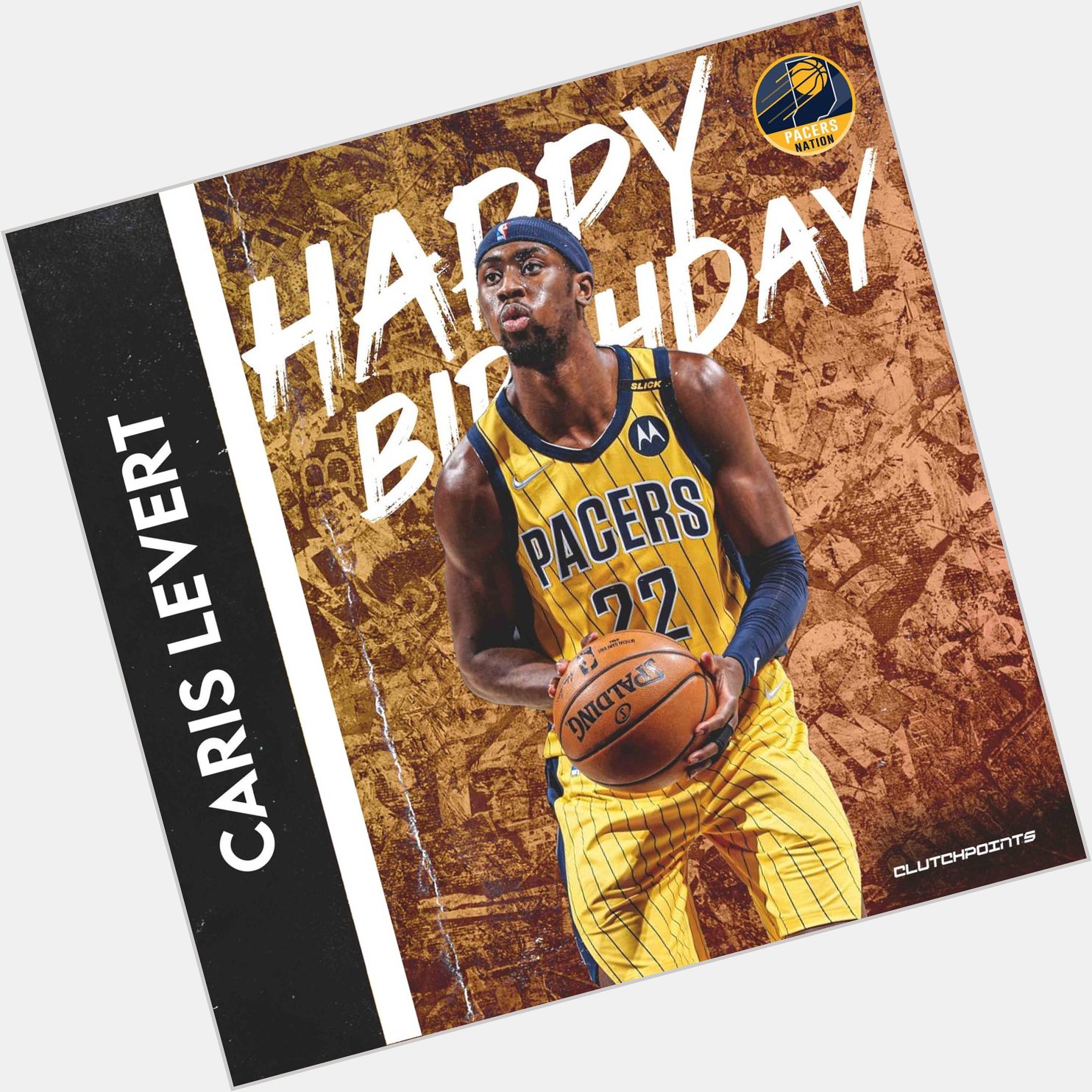 Pacers Nation, let\s all greet Caris LeVert a happy 27th birthday!  